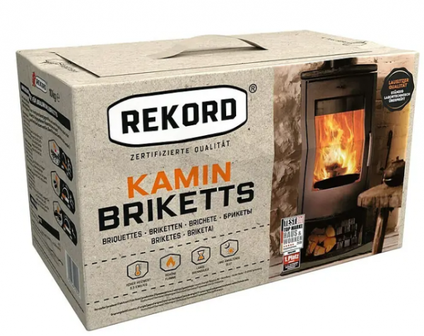 Rekord Kohle Brikett (10kg Bündel) 900 kg zur Selbstabholung